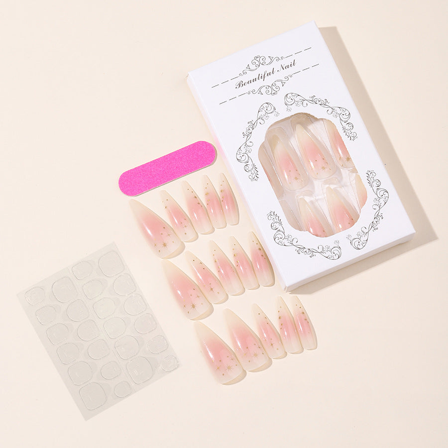 Starry Kiss Press-On Nail Set Kalsten