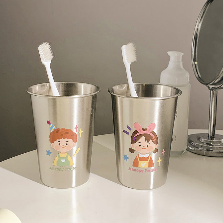 Stainless Steel Toothbrush Holder with Creative Children's Design Kalsten