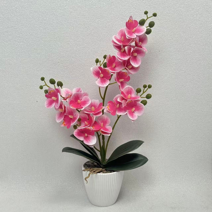 Lifelike Orchid Floral Arrangement