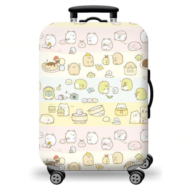 Unisex hard-shell suitcase with playful cat design Kalsten