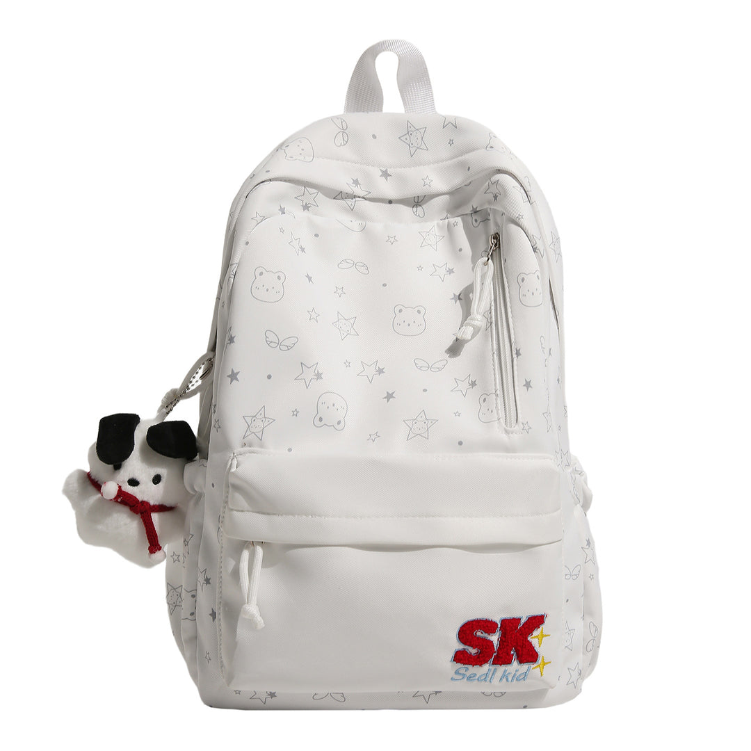 Illustrated Character-Themed Backpack Kalsten