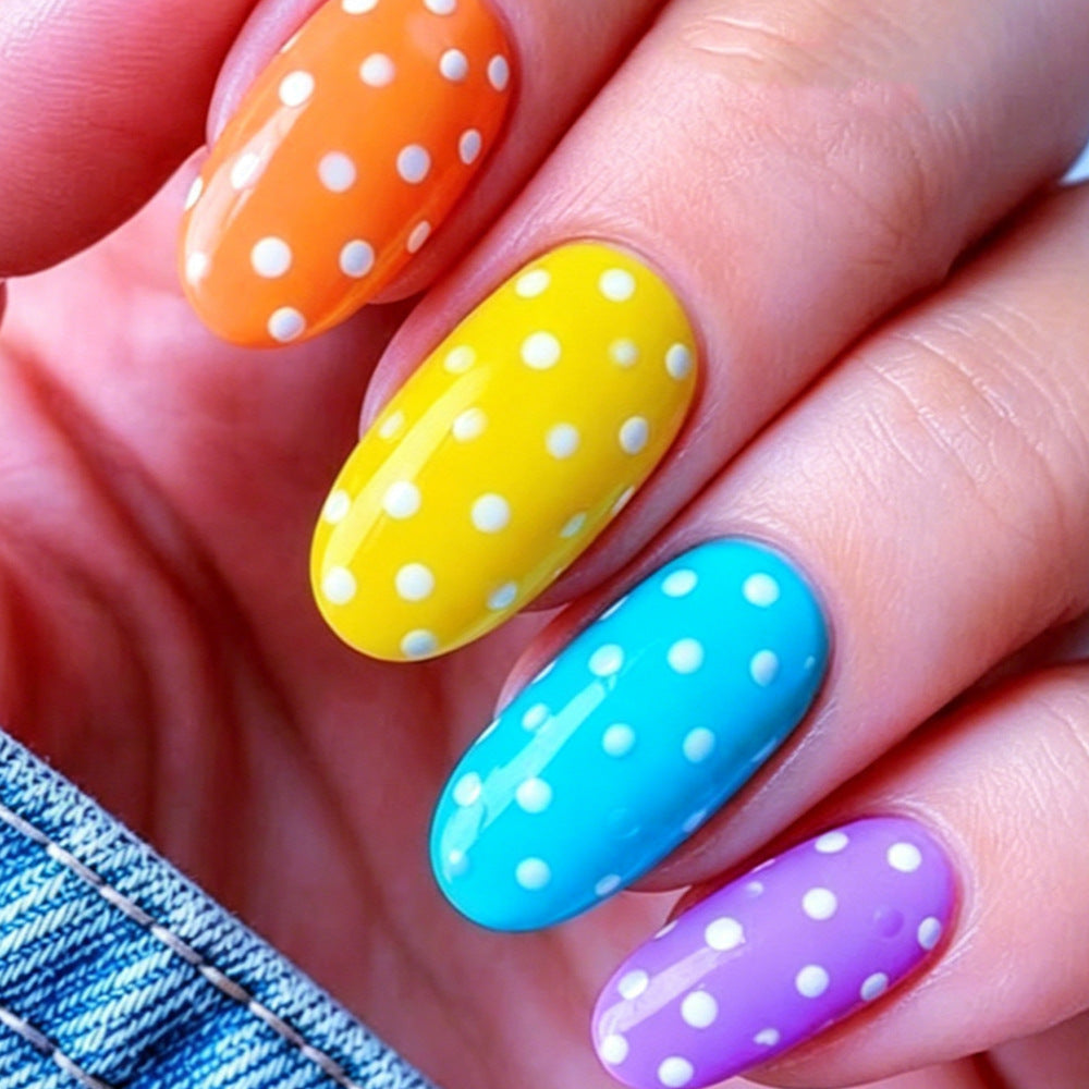 Playful Polka Dot Nail Wraps Kalsten