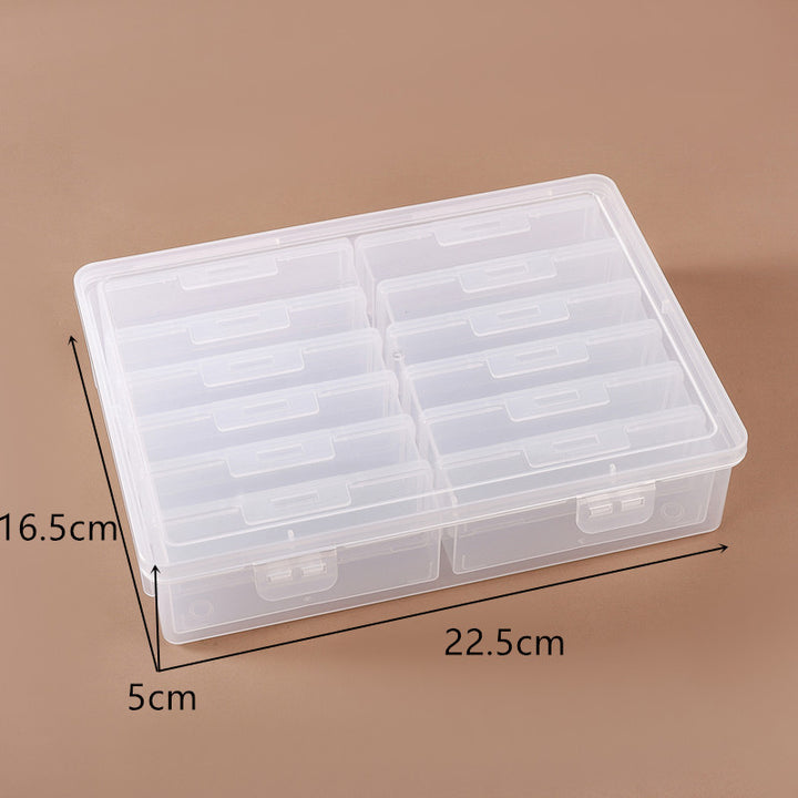Transparent Multi-Compartment Craft Storage Box Kalsten