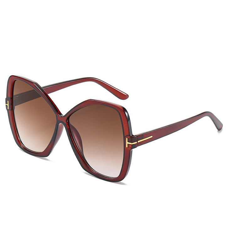 Fashionably Oversized Geometric Sunglasses Kalsten
