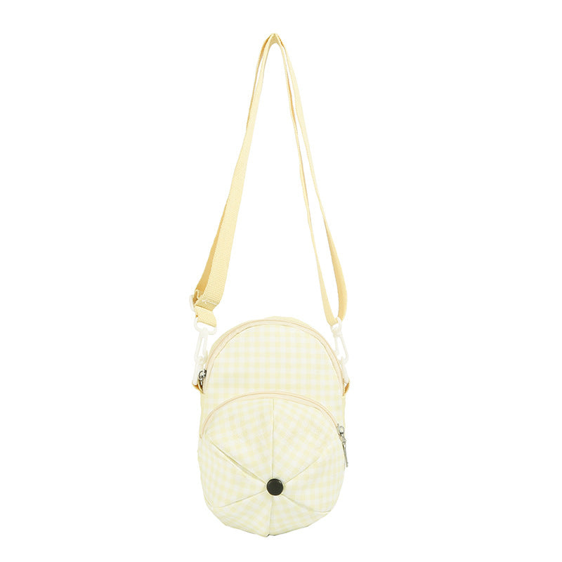 Stylish Gingham Crossbody Bag