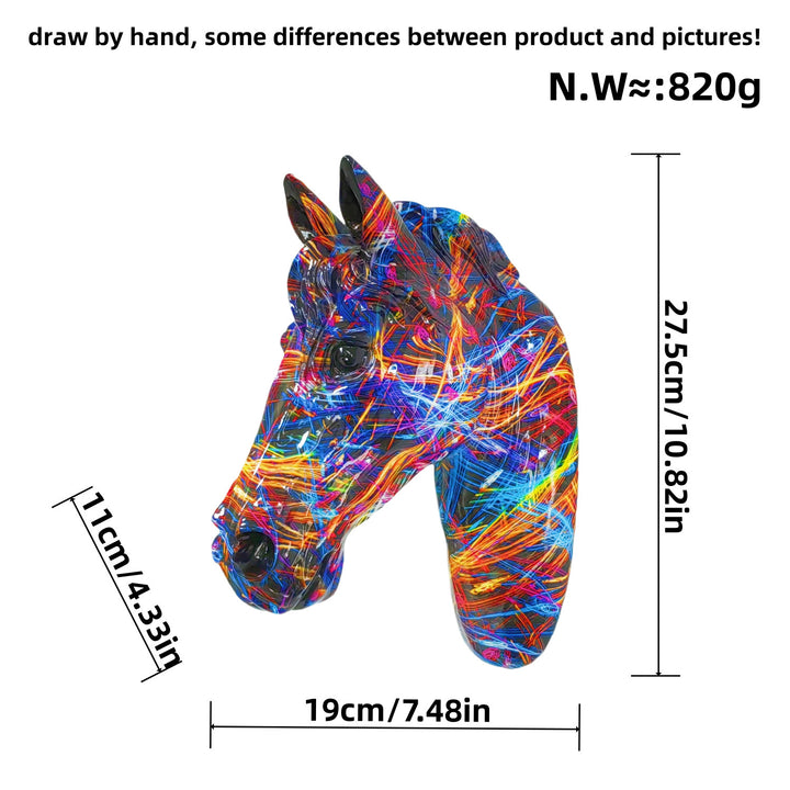 Decorative Horse Head Sculpture Kalsten