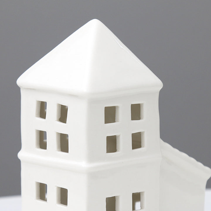 Decorative Ceramic House Lantern Kalsten 1790310210