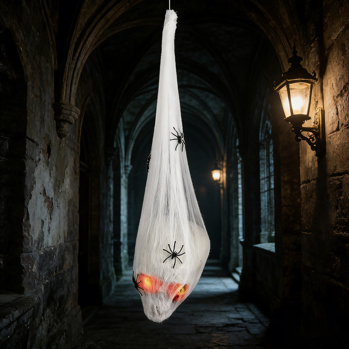 Creepy Hanging Ghost Decoration with Glowing Eyes Kalsten
