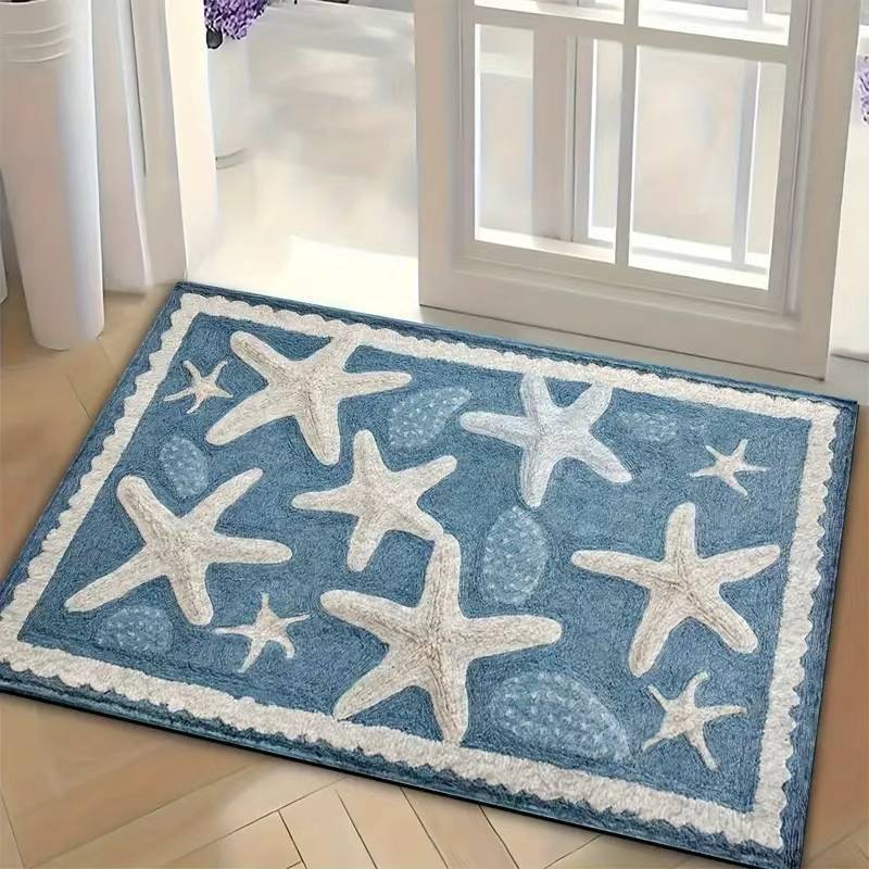 Cat-Themed Plush Floor Mat