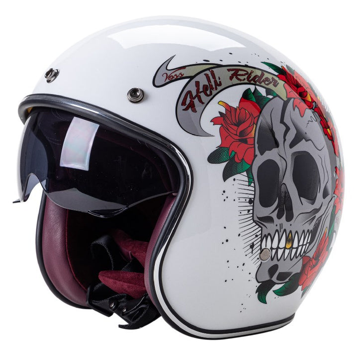 Classic Jet-Style Motorcycle Helmet Kalsten