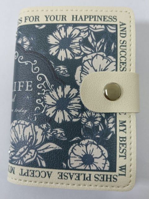 Floral Print Zippered Wallet Kalsten
