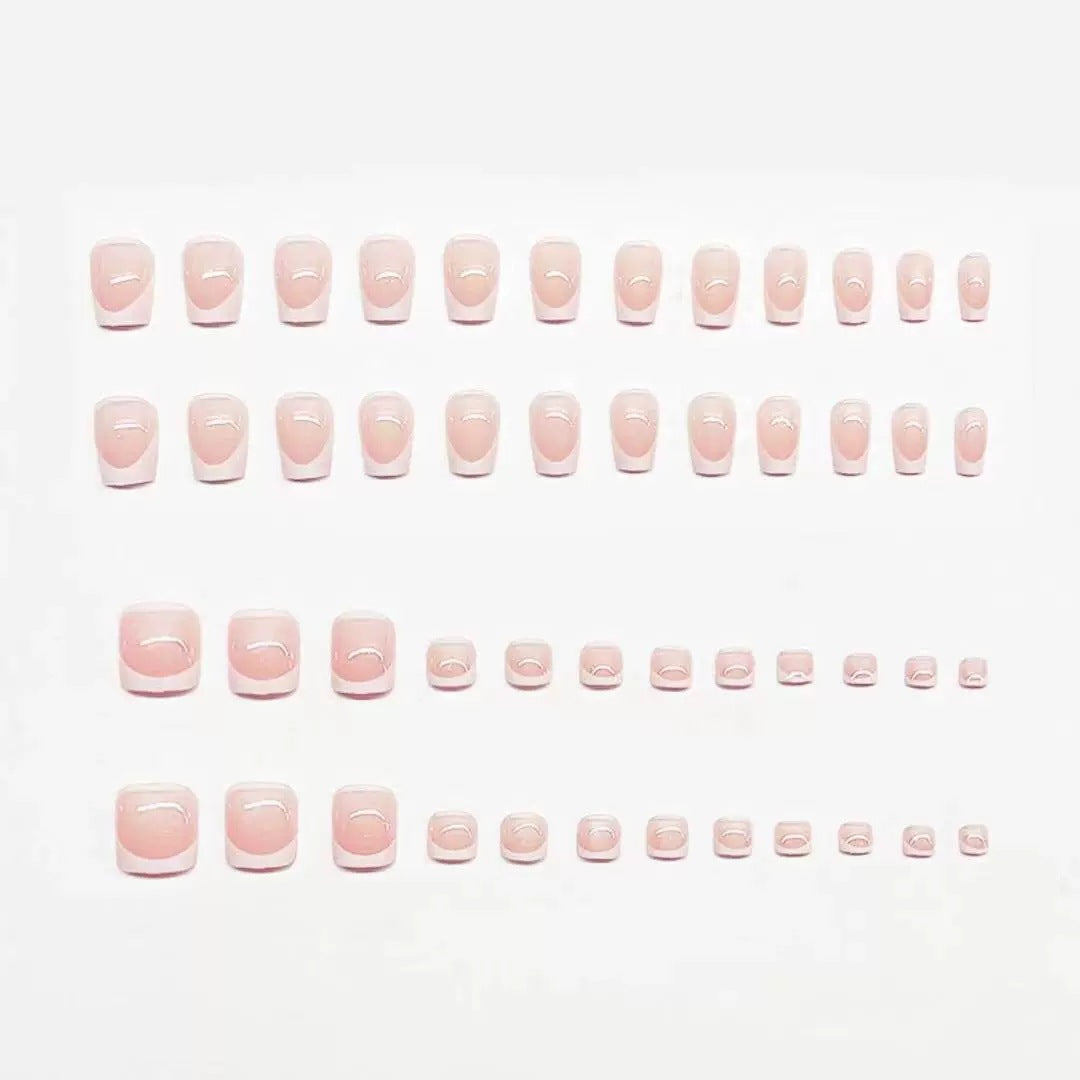 Premium French Tip Nail Set Kalsten