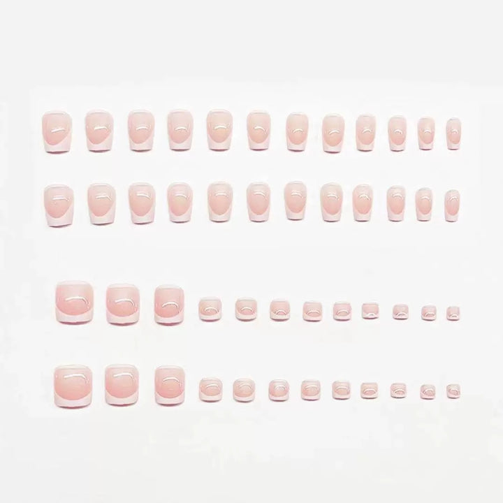 Premium French Tip Nail Set Kalsten