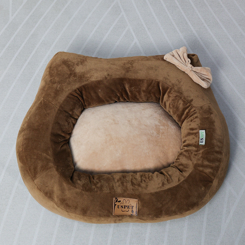 Soft-Fabric Dog Bed