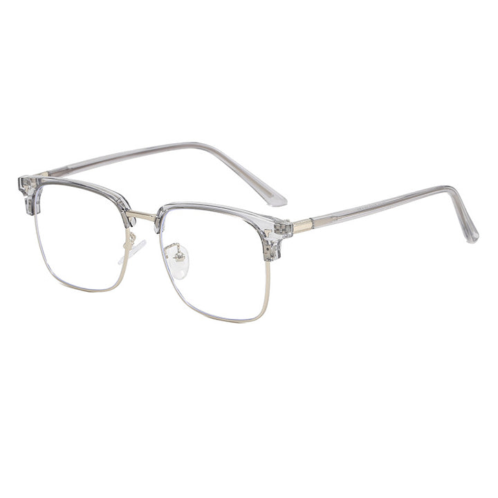 Ladies elegant square glasses with lightweight metal frame Kalsten