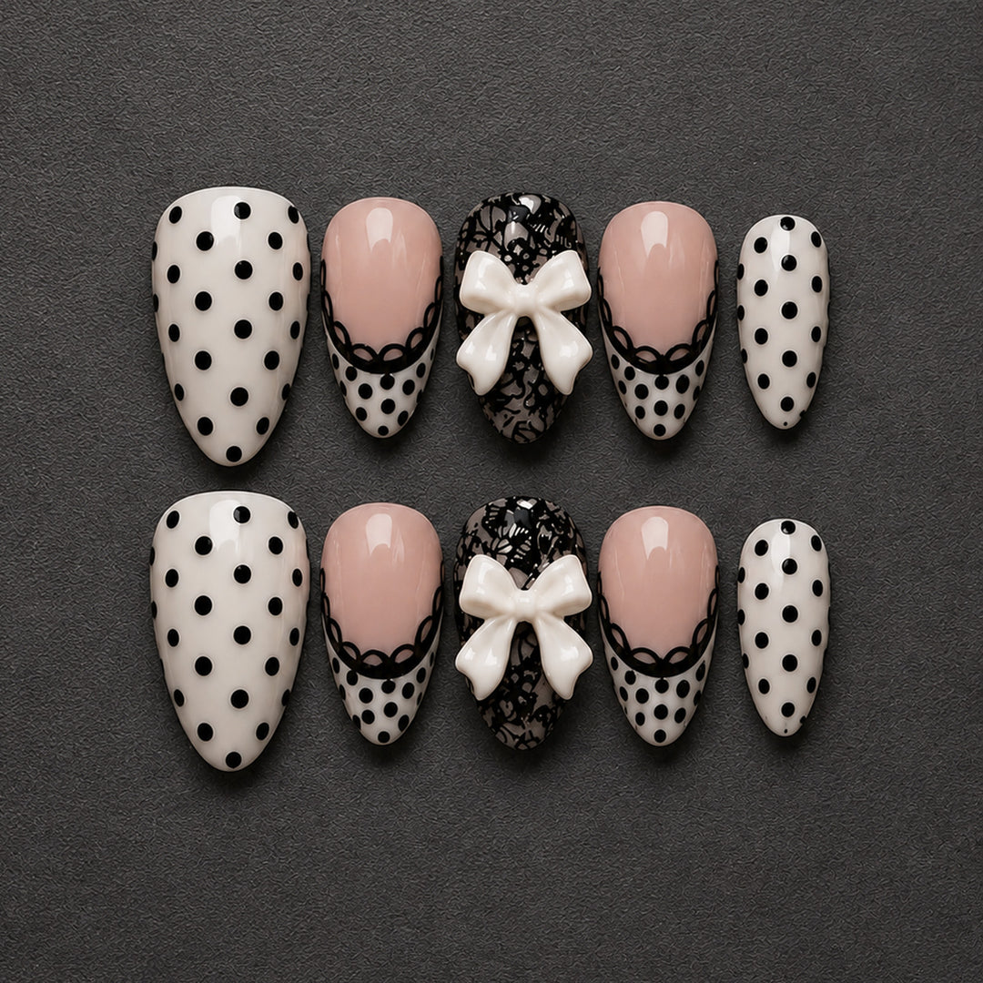 Artificial nail set with elegant tip design Kalsten