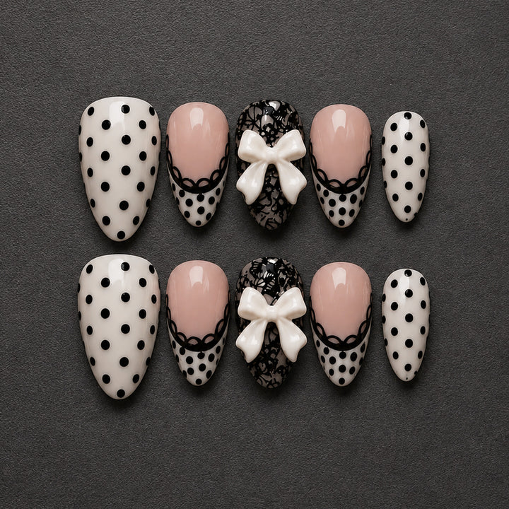 Artificial nail set with elegant tip design Kalsten