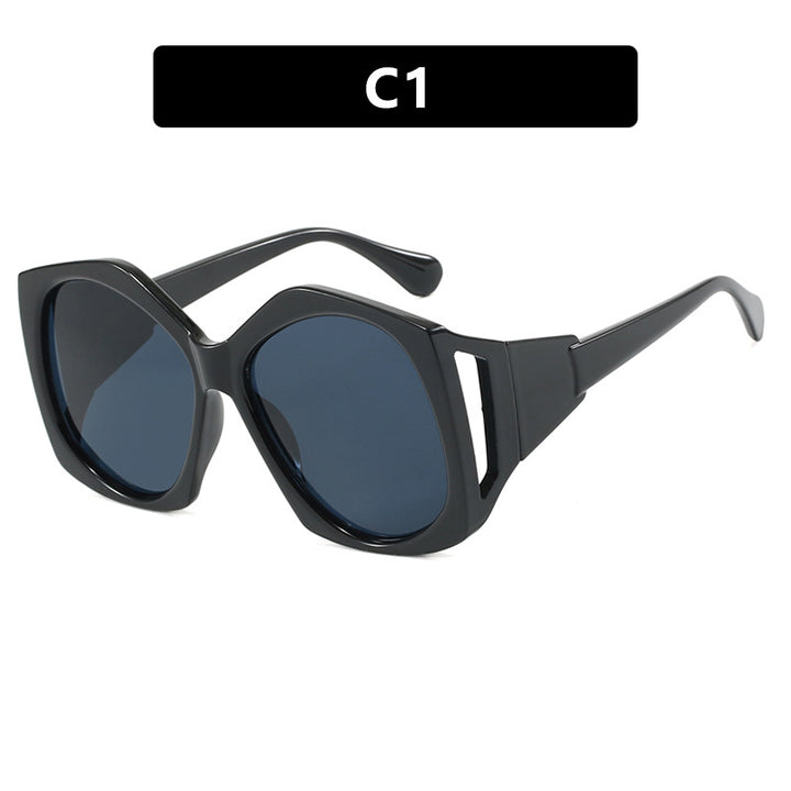 Women oversized sunglasses with futuristic design Kalsten