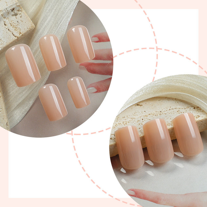 Artificial nail set in elegant nude look Kalsten