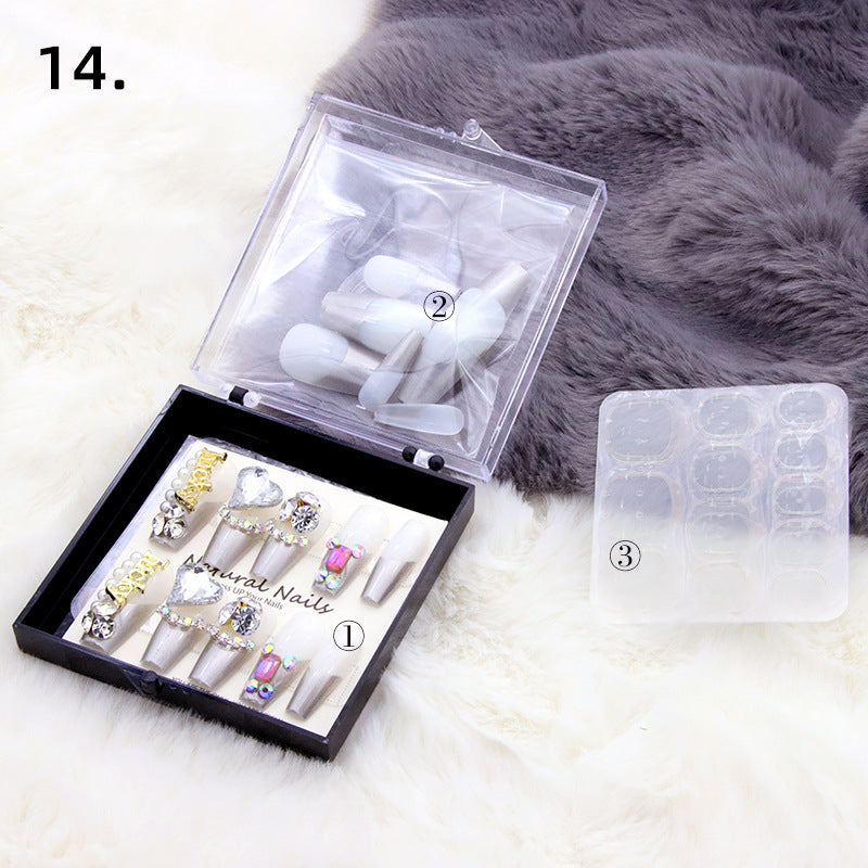 Elegant Pre-Designed Press-On Nail Set Kalsten