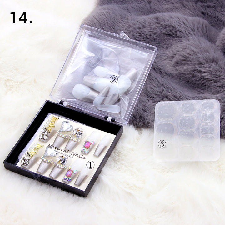 Elegant Pre-Designed Press-On Nail Set Kalsten