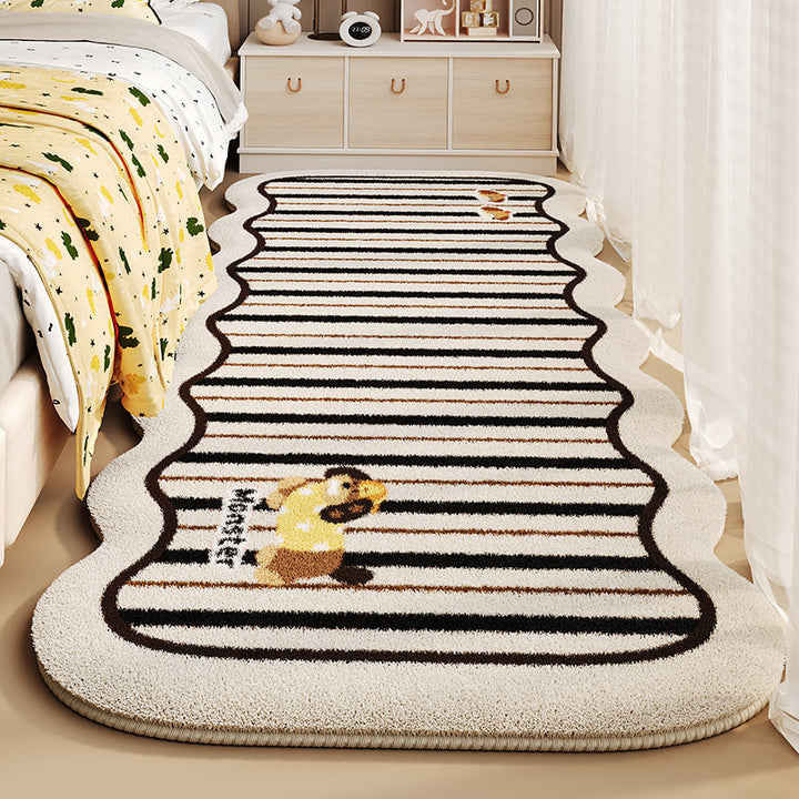 Cute Cartoon Animal-Themed Area Rug