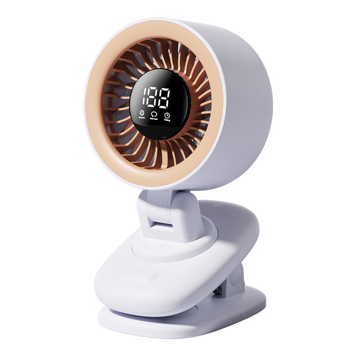 Women's portable table fan with digital temperature display Kalsten