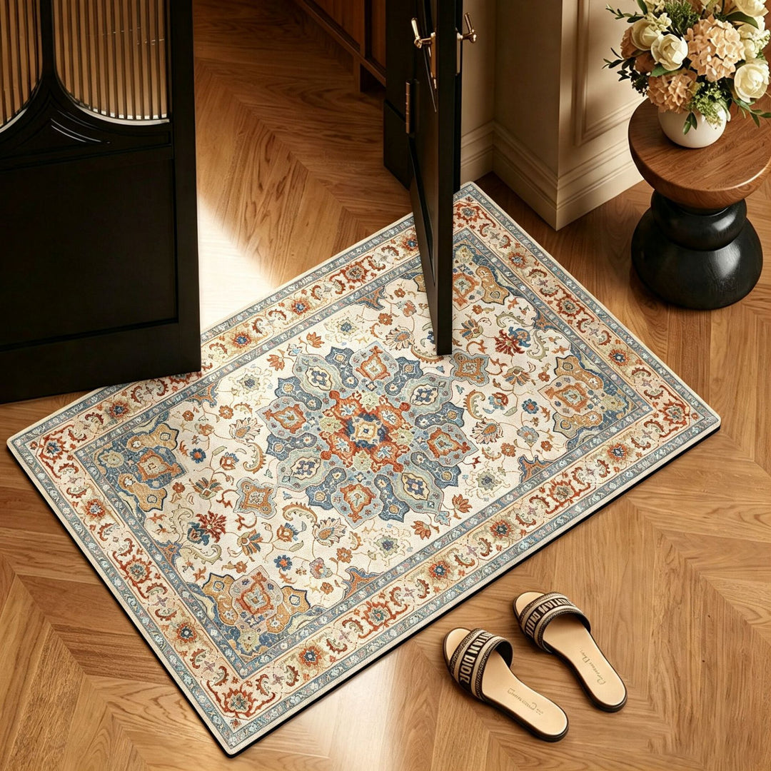 Elegant Vintage-Inspired Bath Mat Kalsten