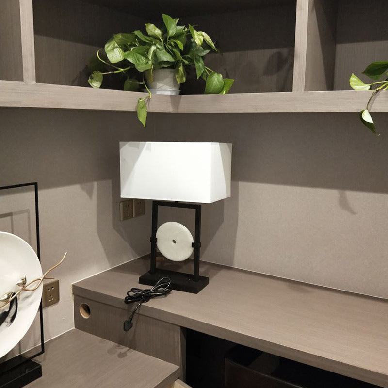 Contemporary Table Lamp with Elegant Geometric Design
