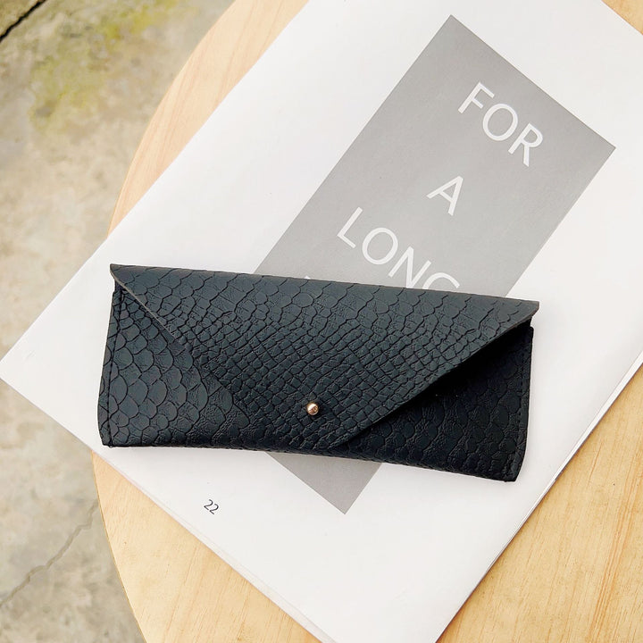 Textured Leather Eyewear Case Kalsten
