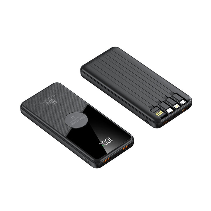 Power bank with intelligent charging display and multiple connections Kalsten