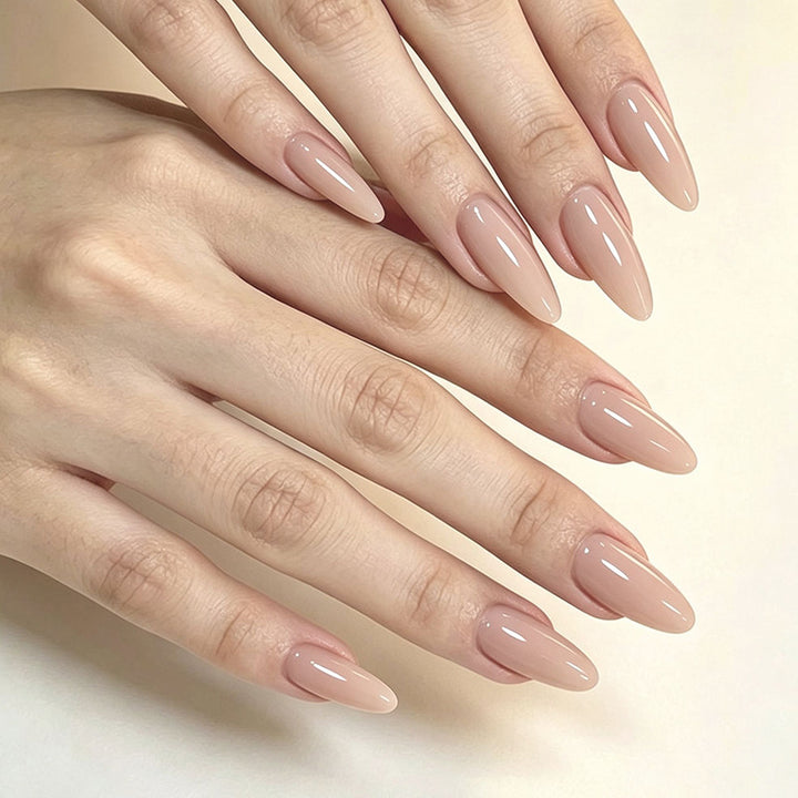 Elegant Almond-Shaped Acrylic Nail Enhancements Kalsten 1789915564