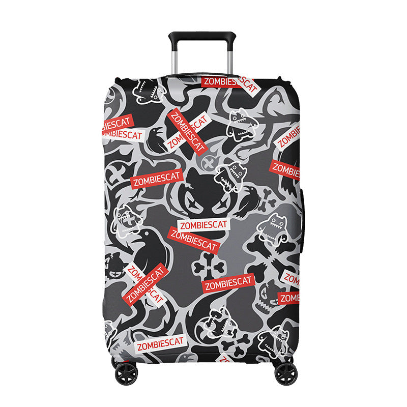 Unisex Hard-shell suitcase with cheerful pirate motif Kalsten