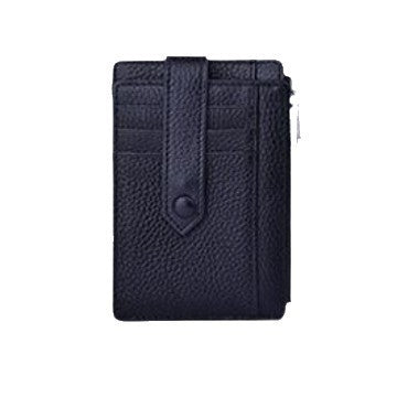 Compact Leather Zip Cardholder Kalsten