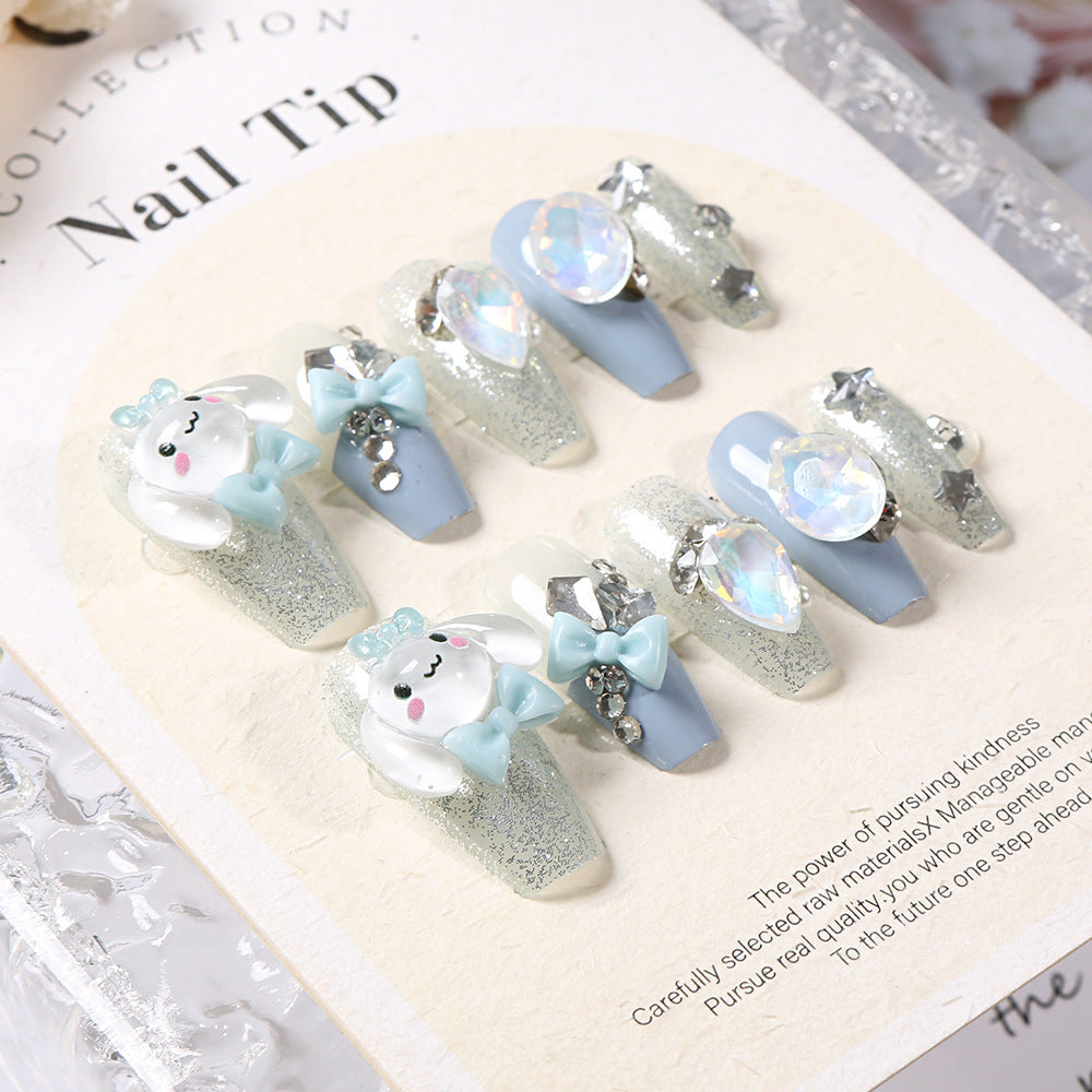 Decorative Cartoon-Themed Press-On Nail Set Kalsten