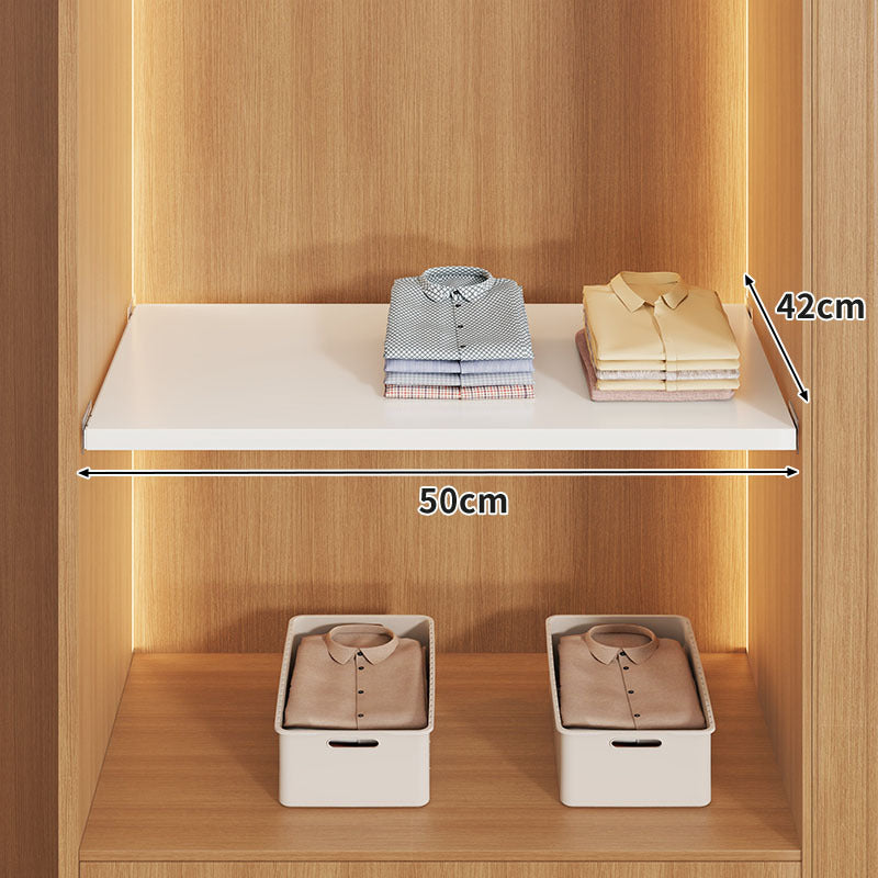 Expandable Hinged Closet Shelf Board