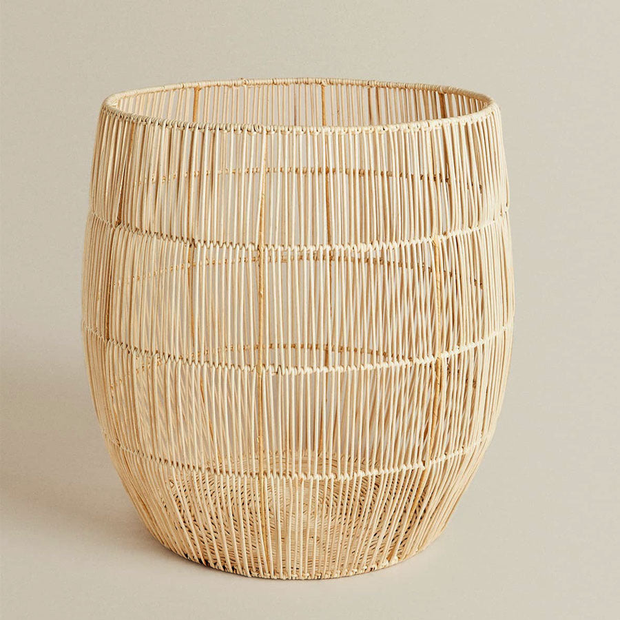 Handmade storage basket made of rattan Kalsten