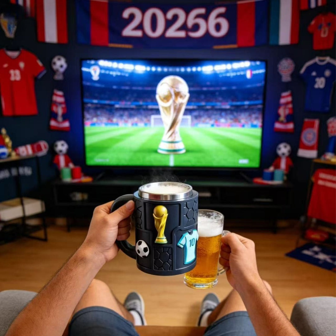 Soccer Motif Coffee Mug Kalsten