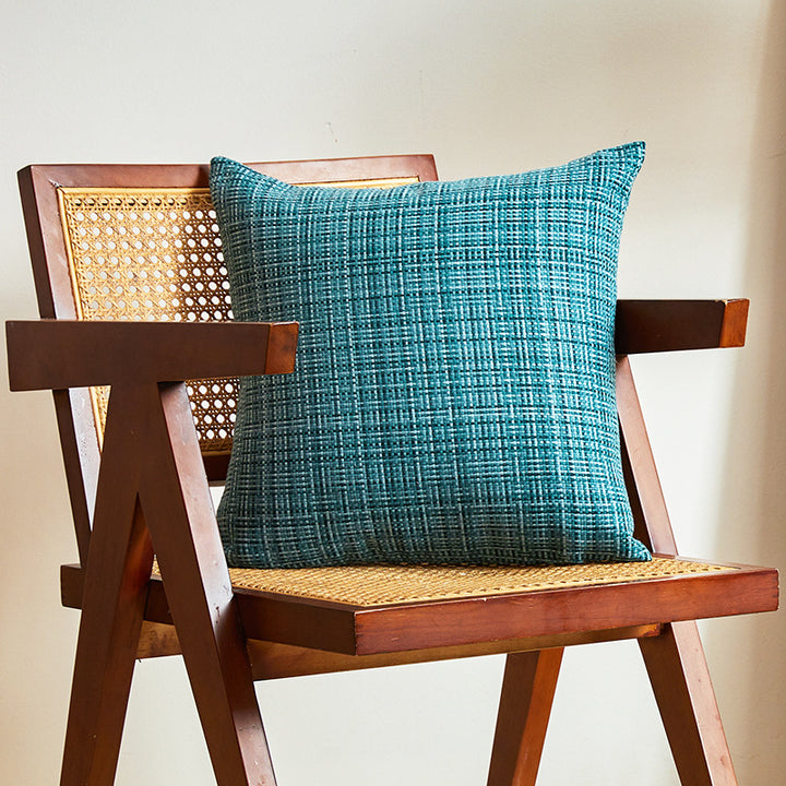 Textured Weave Decorative Pillow