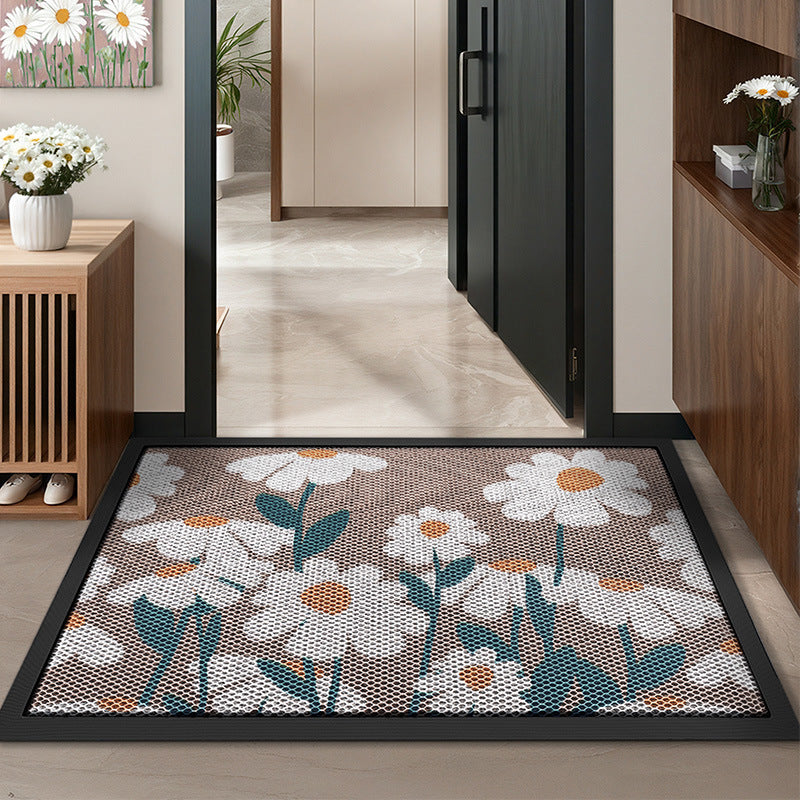 Floral Design Outdoor Welcome Mat Kalsten