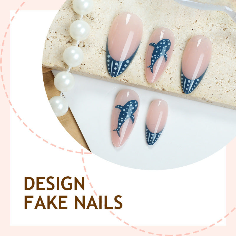 Creative nail set with maritime design Kalsten