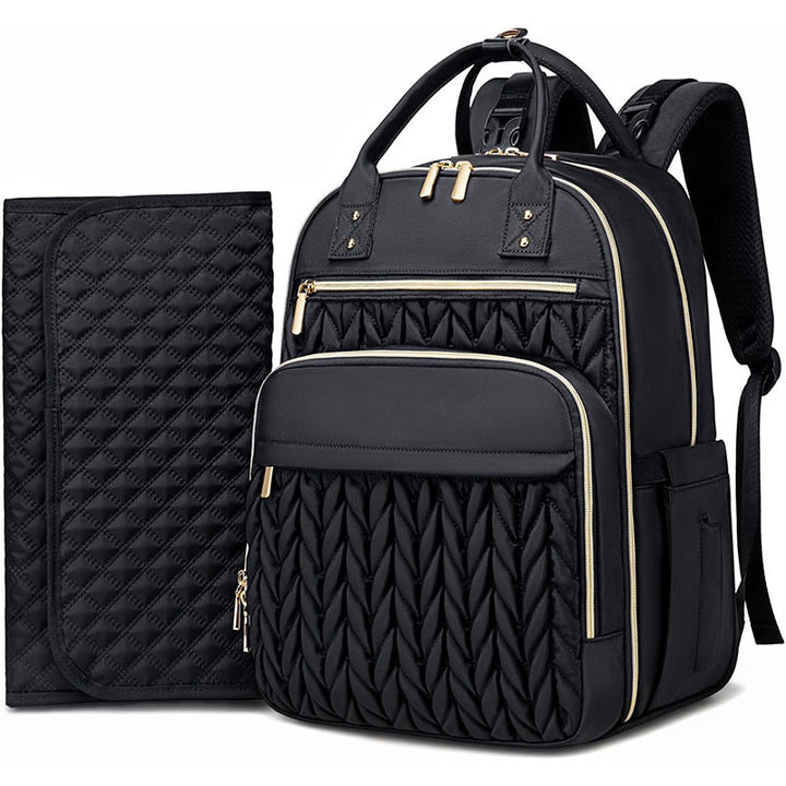 Elegant and Spacious Backpack with Textured Design Kalsten