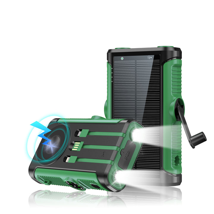 Multifunctional Solar Powerbank with Hand Crank Kalsten