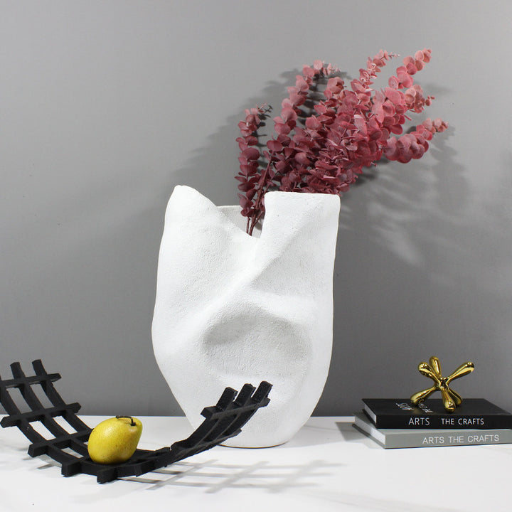 Abstract Textured Decorative Vase