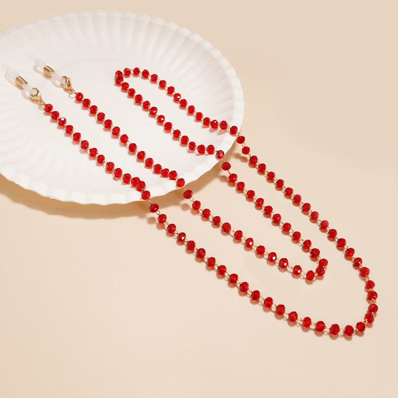 Elegant Beaded Eyewear Chain Kalsten