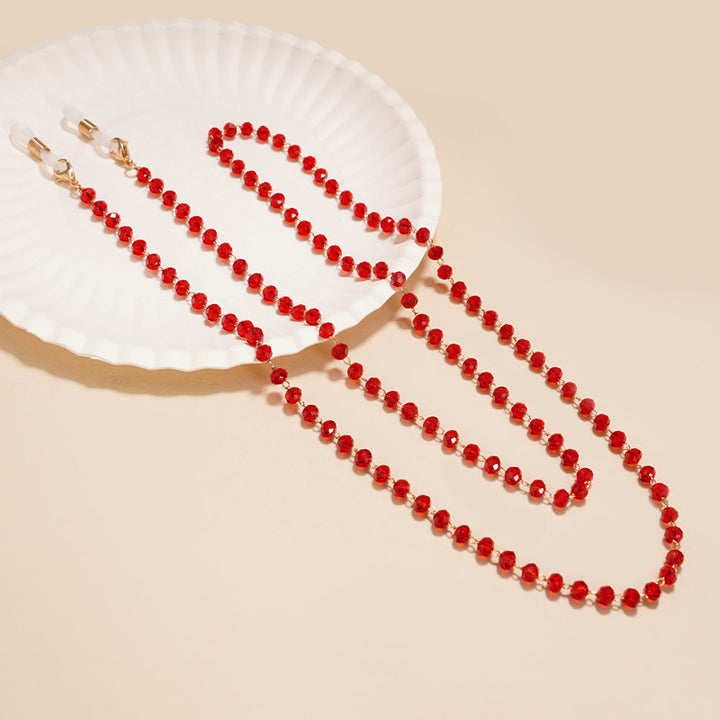 Elegant Beaded Eyewear Chain Kalsten
