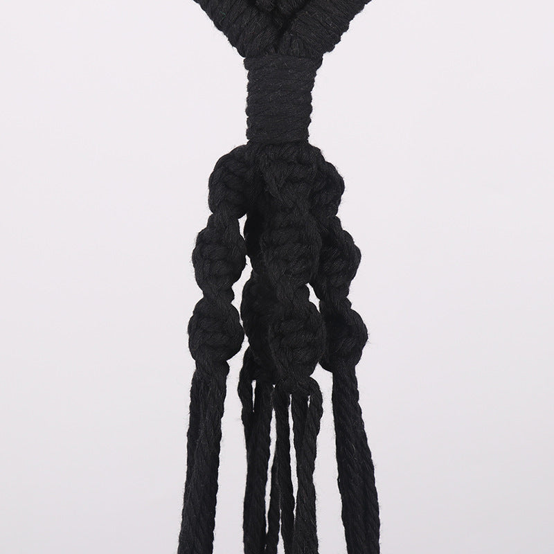Macrame Plant Hanger with Decorative Design Kalsten