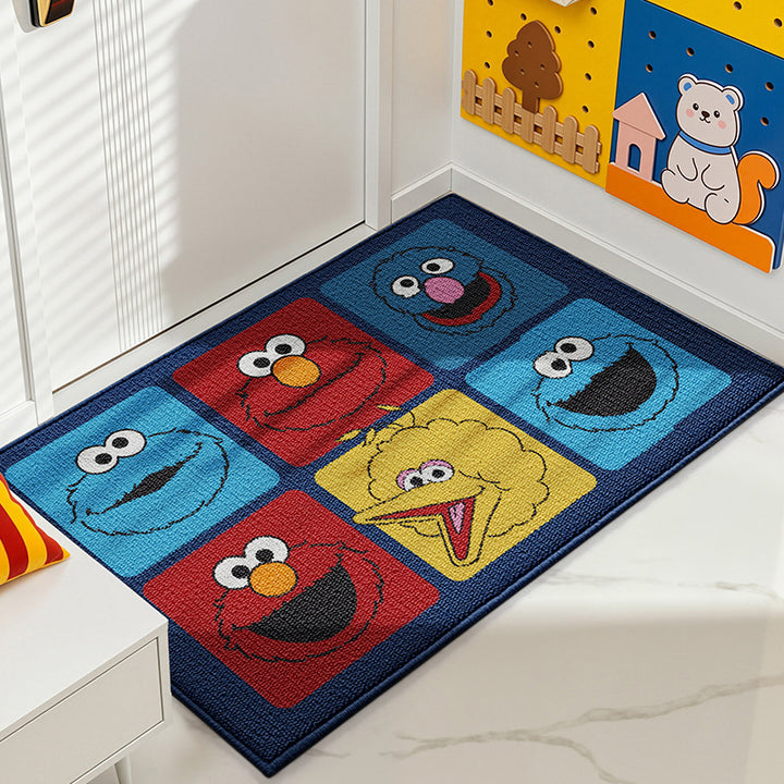 Playful Cartoon Character Area Rug Kalsten