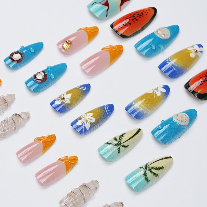 Nail art set with maritime motif Kalsten
