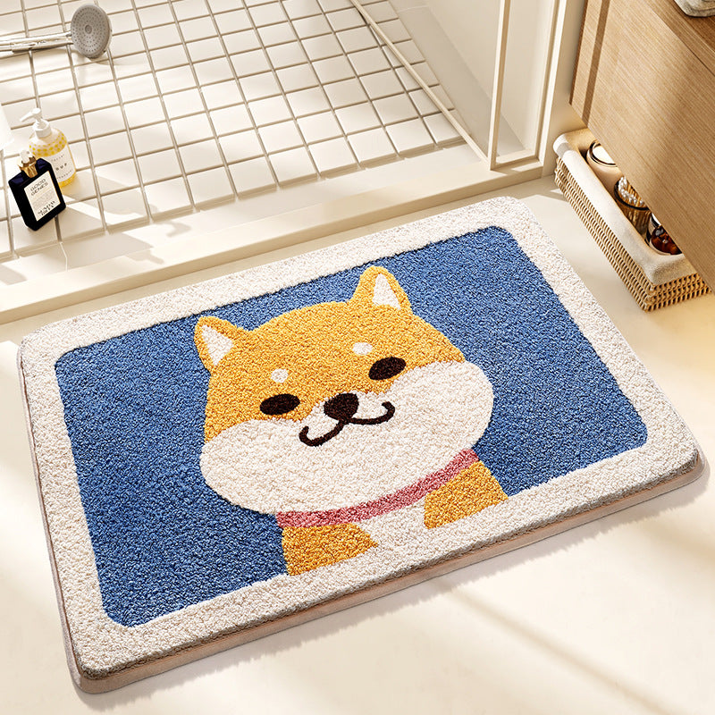 Plush Bunny-Themed Bath Mat Kalsten
